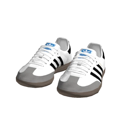 Adidas White Samba OG Shoes