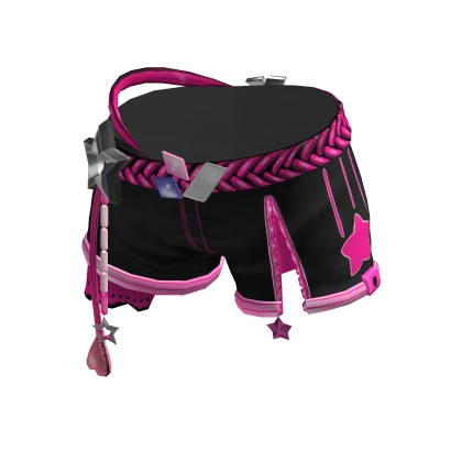 Stars & Hearts Charms Hot Pink